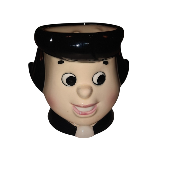 Other - Black and Cream Cartoon Character Mug